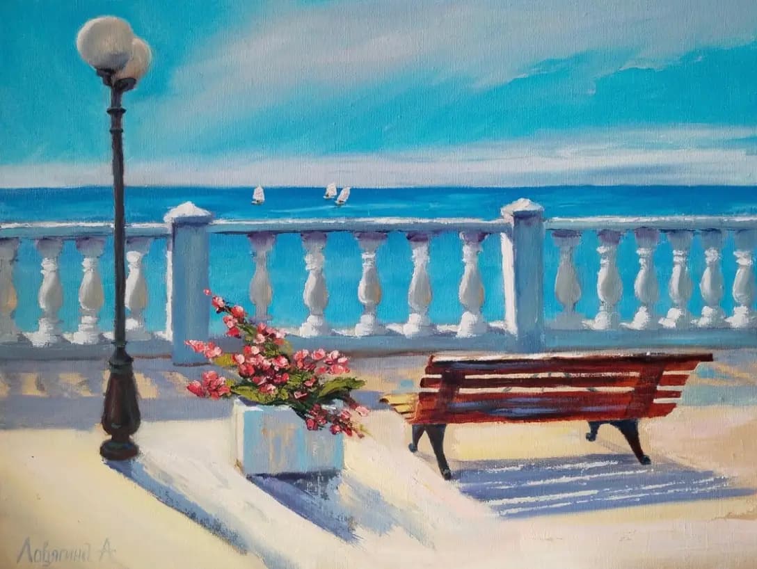 Анапу рисуют или улицы города в красках 🎨